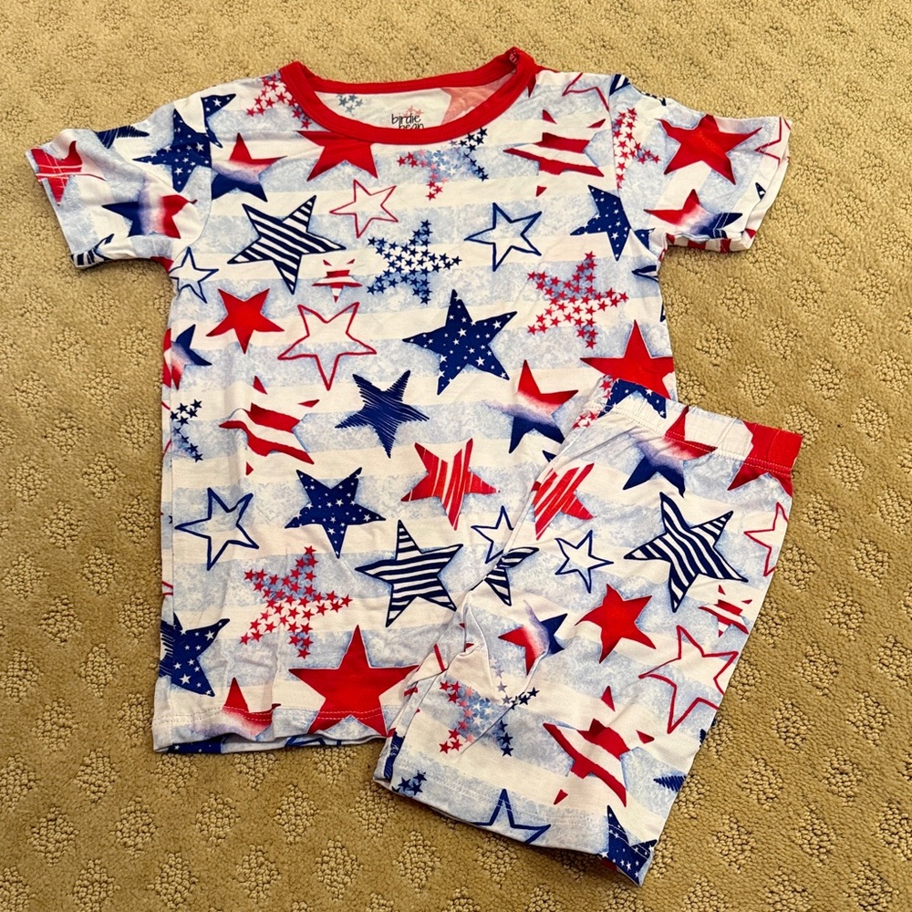 Birdie Bean USA Pjs 5T